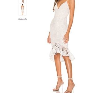 superdown white lace dress